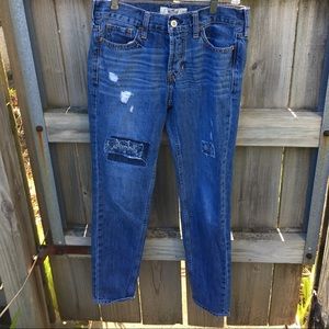 Distressed Mom jeans!!